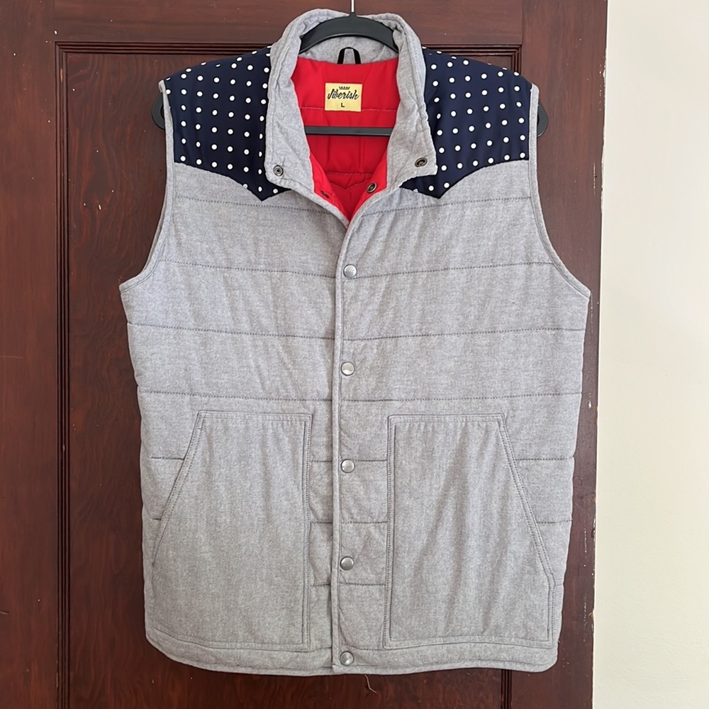 Jiberish quilted vest